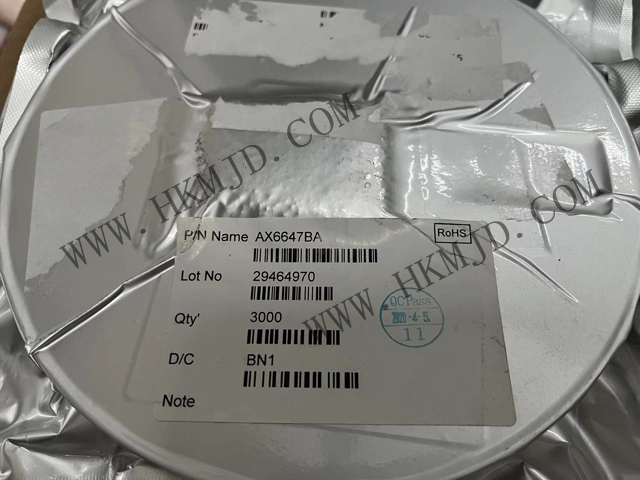 原裝現(xiàn)貨出售 AX6647BA 低壓差線性穩(wěn)壓器，KTS1677BEVH 負(fù)載開關(guān)