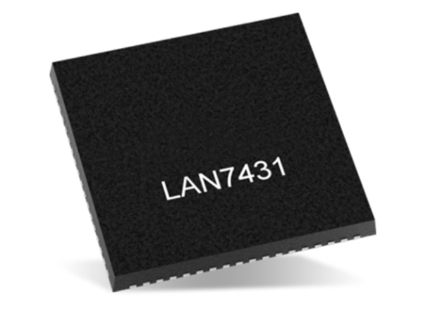 可提供4個LED，LAN7431-V/YXX PCIe 3.1轉(zhuǎn)10/100/1000Mbps以太網(wǎng)橋接器