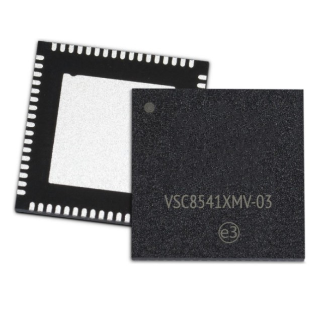 Microchip以太網收發(fā)器 VSC8541XMV-03 四端口千兆以太網 (GE) PHY