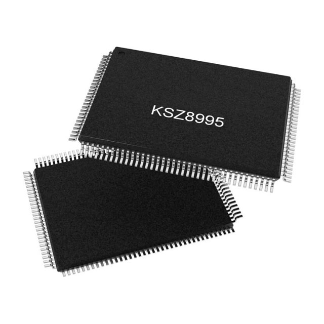 出售【Microchip】KSZ8995XA 集成式 5 端口 10/100 QoS 以太網(wǎng)交換機(jī)，支持光纖