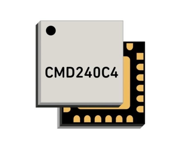 CMD240C4是一款射頻放大器，DC至22GHz，24QFN