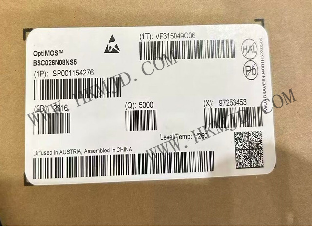 OptiMOS? 5 功率晶體管，80V BSC026N08NS5 N 溝道功率 MOSFET