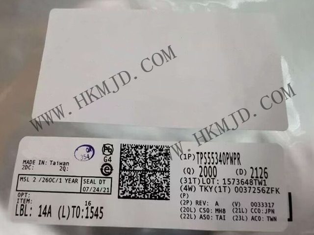 【德州儀器】具有5A、40V  TPS55340PWPR 集成式電源開(kāi)關(guān)的單片非同步開(kāi)關(guān)穩(wěn)壓器