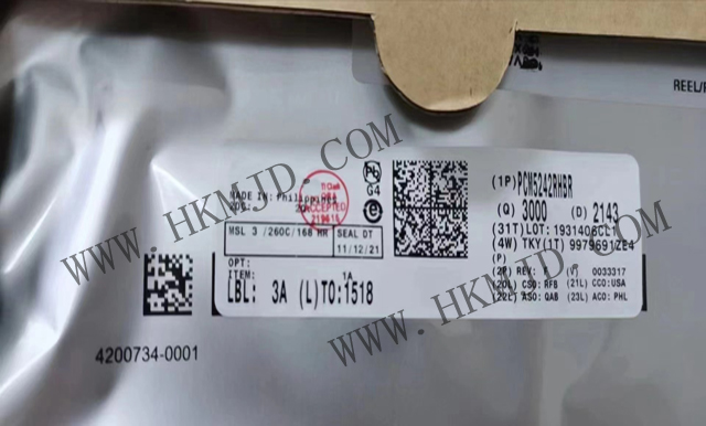 PCM5242RHBR (TI) 4.2VRMS DirectPath?、32 位、384kHz、114dB 音頻立體聲 DAC