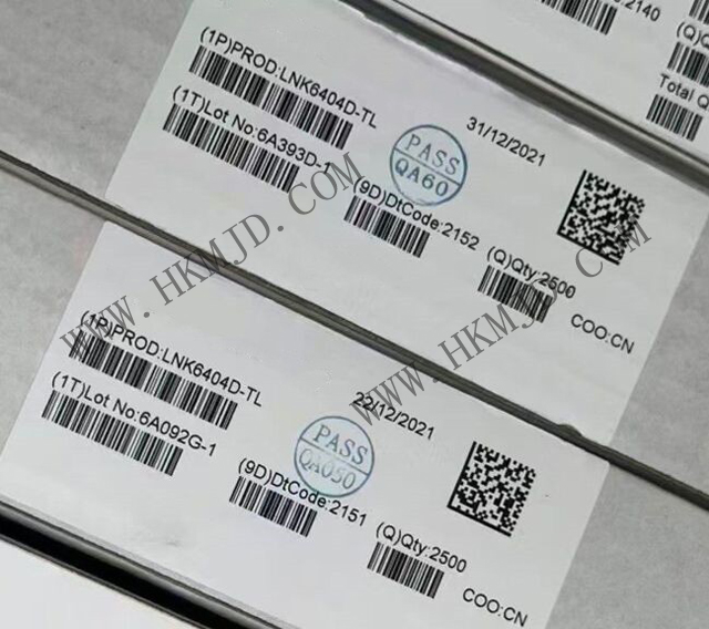 LNK6404D：適用于適配器和充電器的節(jié)能、精確的初級側(cè)調(diào)節(jié)CV/CC切換器