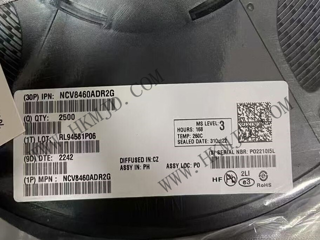 供應[ON] NCV8460ADR2G 自保護高壓側(cè)驅(qū)動器，助力汽車與工業(yè)應用