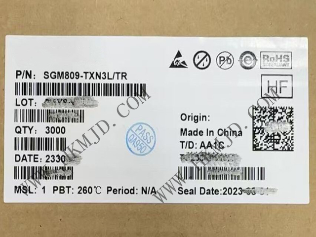 SGM809-TXN3L：低功耗微處理器監(jiān)控電路，3.08V 精準電壓監(jiān)測