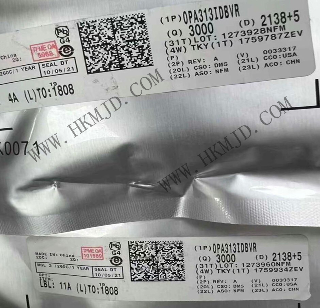 【TI 放大器】出售 OPA313IDBVR 低噪聲、單通道CMOS運(yùn)算放大器