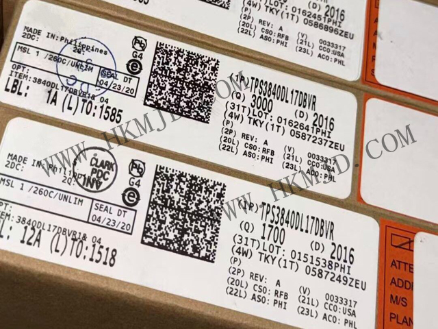 TI TPS3840DL17DBVR 高輸入電壓監(jiān)視器，帶 MR 和可編程延遲