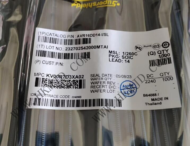 供應 Microchip AVR16DD14-I/SL 8位 24MHz AVR DD 微控制器