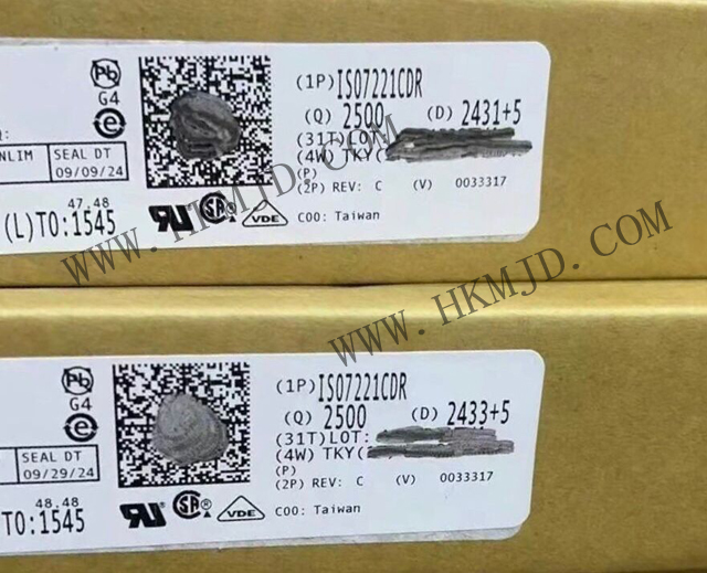 明佳達(dá)電子供應(yīng)TI（ISO7221CDR）25Mbps雙通道數(shù)字隔離器