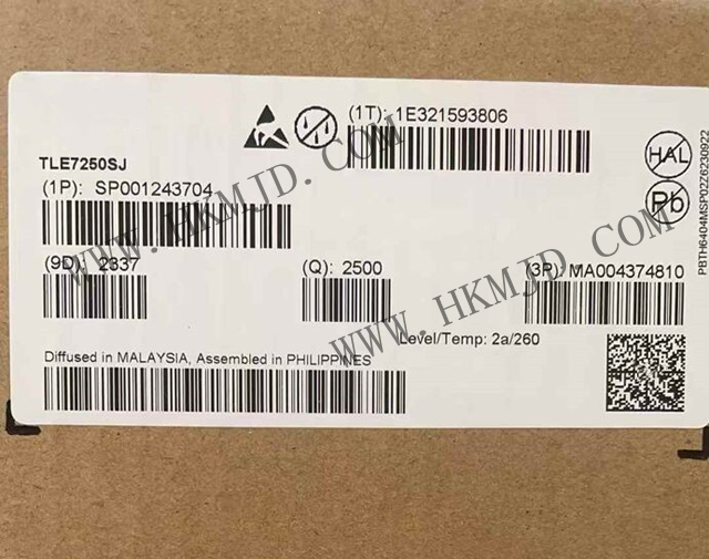 英飛凌 TLE7250SJ 2Mbps 高速汽車 CAN 收發(fā)器