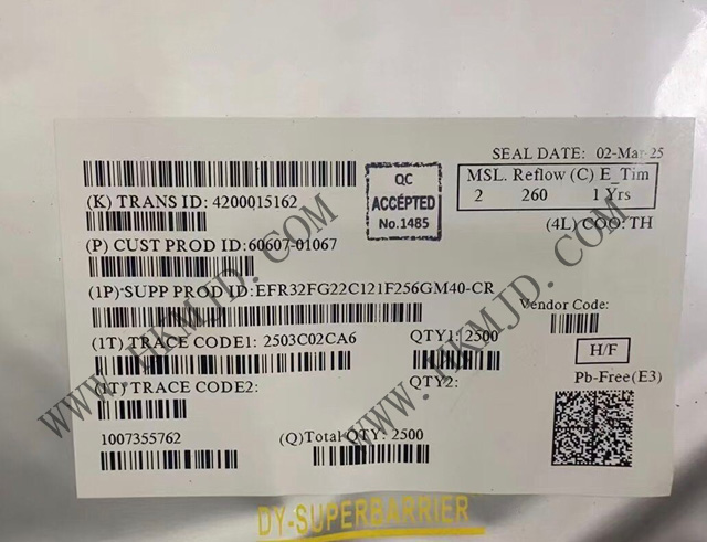 供應Silicon Labs EFR32FG22C121F256GM40-CR：高性能2.4GHz無線SoC現(xiàn)貨