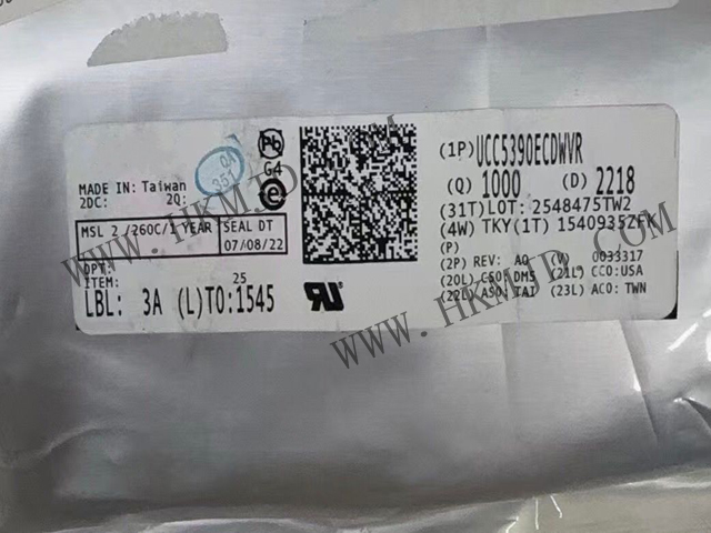 供應(yīng)德州儀器 UCC5390ECDWVR 3kVrms/5kVrms、±10A 單通道隔離式柵極驅(qū)動(dòng)器